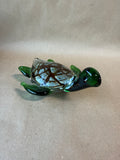 Murano Style Glass Sea Turtle Paper Weight