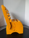 Mustard Yellow Painted Vintage Wooden Child’s Chair