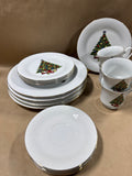 Christmas Tree Dinner Set — 16 Pieces
