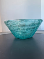 Anchor Hocking Soreno Aquamarine Glass Serving Bowl