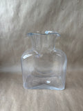 Clear Glass Blenko Style Thin Water Pitcher