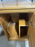 Large Oak/Light Wood Tone Desk with Keyboard Pull Out Tray ***HEAVY ITEM***READ DETAILS ON PICK UP POLICY***