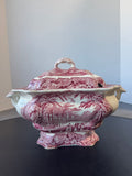 (DD) Mason’s England Vista Pink China Small Bedford Lidded Soup Tureen
