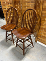 Pair of Swivel Bar Stools