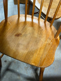 Danish Round Dining Table with (6) Chairs by Mobelfabrik ***SEE PHOTOS FOR CONDITION***