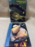 Fishing With Live Bait / Cleaning And Cooking With Fish Books - Pair