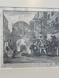 Burning the Rumps at Temple Bar Plate 11 by William Hogarth