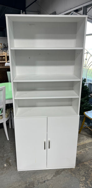 Particle Board Shelf with Cabinet