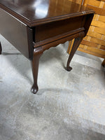 Ethan Allen Drop Side End Table with Drawer