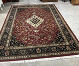 Rambaugh Collection Hand Knotted 100% Wool Pile Rug, Approximate size 12 ft x 9 ft ***HEAVY ITEM***READ DETAILS ON PICK UP POLICY***