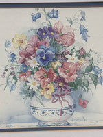 (E) Floral Print by Barbara Mock; Signed