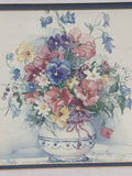 (E) Floral Print by Barbara Mock; Signed