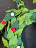 4-Piece Farmhouse Style Felt Christmas Decor