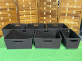 Brown Canvas Organizer Lot, 8 pc