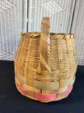 Hand Woven Split Bamboo Basket