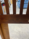 Lexington Queen Sleigh Bed with Rails and Slats