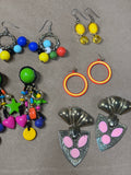 (B) Lot of Earrings