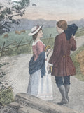 Color Etching “Sunday Morning in Sleepy Hollow” by Jennie Brown Combe