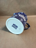 Floral Calico Burleigh Staffordshire England Milk Pitcher