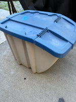 18 Gal Plastic Storage Bin w/Lid