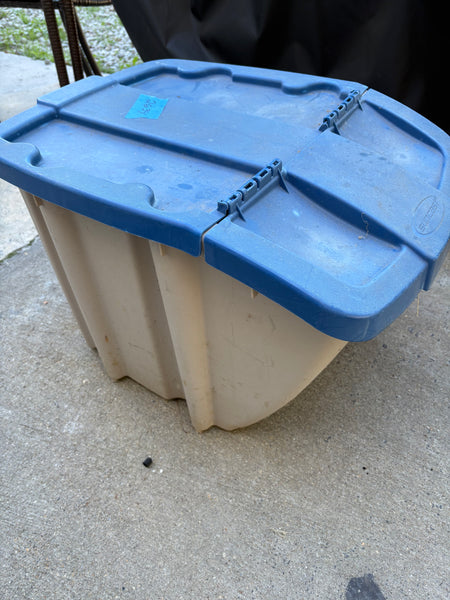 18 Gal Plastic Storage Bin w/Lid