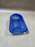Cobalt Blue Oval Shaped Vase Made In Poland