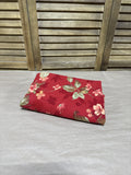 Rectangle Red Floral Table Cloth