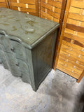 Green Dresser with Stencil Design