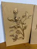 Gold Metal Wall Decor - Appears Unused