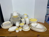 Franciscan Earthenware Hacienda Gold Dish Set, 60 pc