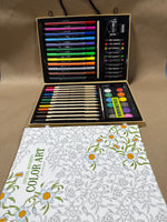 Color Art Book And Coloring Kit