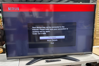 52” Sharp Aquos TV with Remote