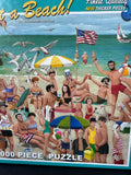 What A Beach! White Mountain 1000-Piece Jigsaw Puzzle
