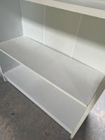 White Particle Board Bookcase