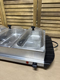 Elite Tray Buffet Server Food Warmer - Powers On