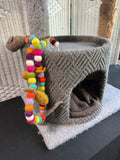 EveryYay Lookout Loft 4-Level Cat Tree with Hideaway with Toy