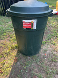 Ace Rubbermaid Roughneck Plastic Trash Can with Lid, 29"H.