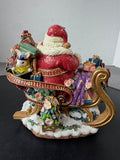 Fitz & Floyd Resin Musical Santa Decor (WORKS)