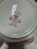(EE) Mason’s England Vista Pink China Octagonal Vegetable Bowl
