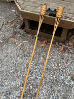 Pair of Bamboo Torches