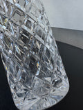 Waterford Style Cut Crystal Slim Decanter with Stopper
