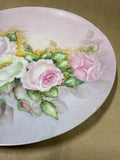 Floral Hand Painted Decorative Plate (A)