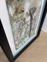 (B) Mixed Media Art in Shadow Box Frame ; Signed Donna