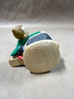 (B) ACME Ceramic Pixie Elf Tree Stump Planter