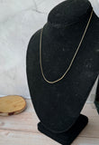 17” Gold Tone Chain Necklace (B)