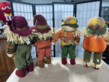 Scarecrow/Fall Decor Lot A, Set of 4 Porch Greeters, 26"H.