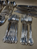 Silver Plate Flatware - 52 Pieces
