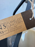 Pair of CK Designs Glass & Metal Flameless Candle Lanterns (WORKS)