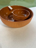 Set of 3 Terracotta Bowls