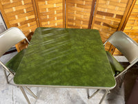 Samsonite Folding Card Table with (2) Folding Chairs